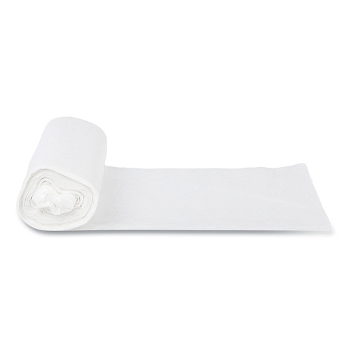 Inteplast Group High-Density Commercial Can Liners, 30 gal, 10 mic, 30" x 37", Clear, Interleaved Roll, 25 Bags/Roll, 20 Rolls/Carton (S303710N)