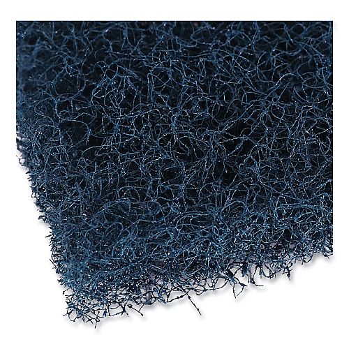 Boardwalk&reg; Extra Heavy-Duty Scour Pad, 3 1/2 x 5, Blue/Gray (BWK188)
