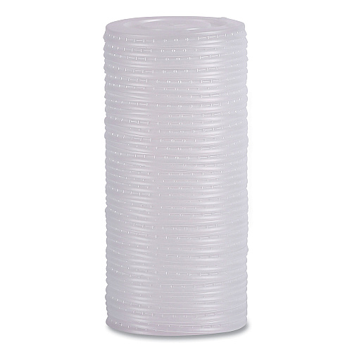 Boardwalk Deerfield Cold Cup Lids, Fits 12 oz to 20 oz Cups, Clear, Plastic, 50/Pack, 20 Packs/Carton (BWKDEERCLIDW)