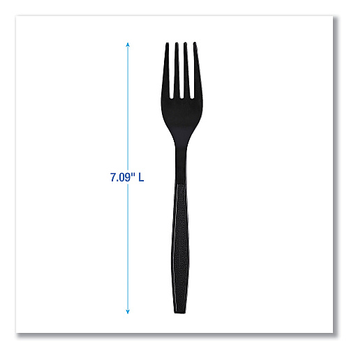 Boardwalk&reg; HW Wrapped Plastic Cutlery, Fork, 1000 Forks (BWKFORKHWPPBIW)
