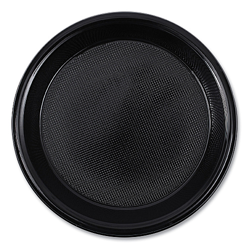 Boardwalk&reg; Hi-Impact Plastic Dinnerware, Plate, 10", 500 Plates (BWKPLHIPS10BL)