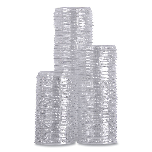Boardwalk&reg; Soufflé/Portion Cup Lids, f/1 oz Portion Cups, 1000 Lids (BWKPRTLID1)