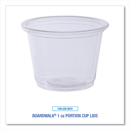 Boardwalk&reg; Soufflé Portion Cups, Clear, 1 oz., 2500 Cups (BWKPRTN1TS)