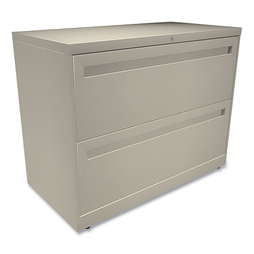 HON Brigade 700 Series Lateral File, 2 Legal/Letter-Size File Drawers, Putty, 36" x 18" x 28" (782LL)