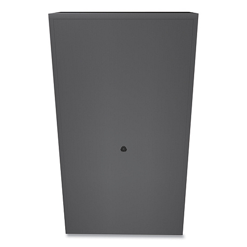HON Brigade 700 Series Lateral File, Three-Shelf Enclosed Storage, 2 Legal/Letter-Size File Drawers, Charcoal, 36" x 18" x 64.25" (785LSS)