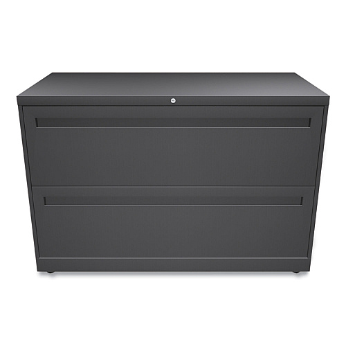 HON Brigade 700 Series Lateral File, 2 Legal/Letter-Size File Drawers, Charcoal, 42" x 18" x 28" (792LS)