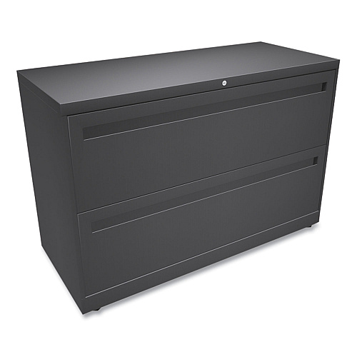 HON Brigade 700 Series Lateral File, 2 Legal/Letter-Size File Drawers, Charcoal, 42" x 18" x 28" (792LS)