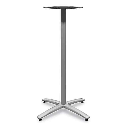 HON Between Standing-Height X-Base for 30" to 36" Table Tops, 26.18w x 41.12h, Silver (BTX42SPR8)