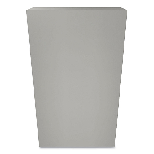 HON Metal Bookcase, Four-Shelf, 34.5w x 12.63d x 59h, Light Gray (S60ABCQ)