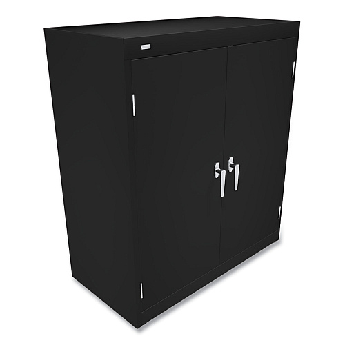 HON Assembled Storage Cabinet, 36w x 18d x 42h, Black (SC1842P)