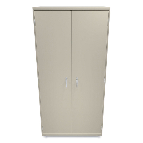 HON Assembled Storage Cabinet, 36w x 24.25d x 71.75h, Putty (SC2472L)