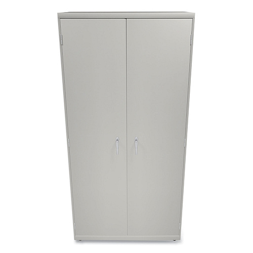 HON Assembled Storage Cabinet, 36w x 24.25d x 71.75h, Light Gray (SC2472Q)