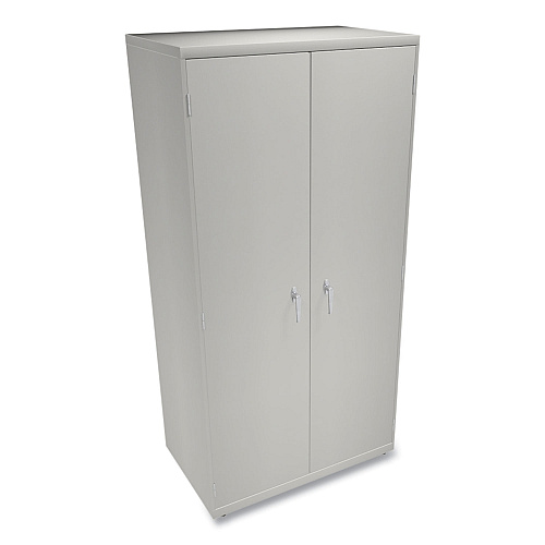 HON Assembled Storage Cabinet, 36w x 24.25d x 71.75h, Light Gray (SC2472Q)