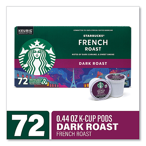 Starbucks French Roast K-Cups, 72/Carton (22002159)