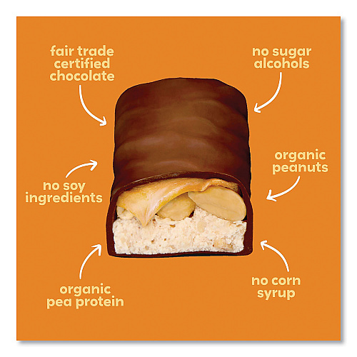 UNREAL Dark Chocolate Caramel Peanut Nougat Bars, 0.67 oz Individually Wrapped, 40/Pack (22002090)