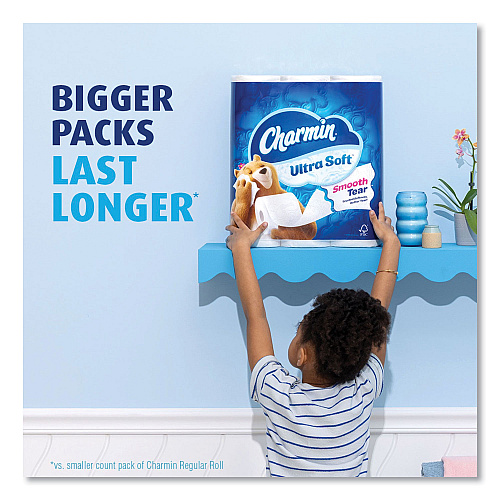 Charmin&reg; Ultra Soft Standard Toilet Paper, 2-Ply, 224 Sheets, 32 Rolls (08806CT)