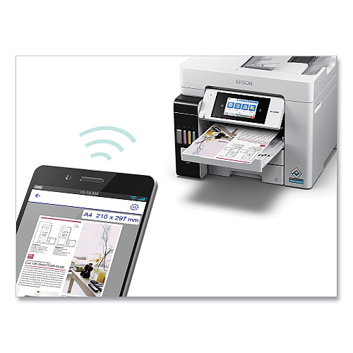 Epson WorkForce Pro ST-C5500 Supertank Color MFP, Copy/Fax/Print/Scan (C11CJ28202)