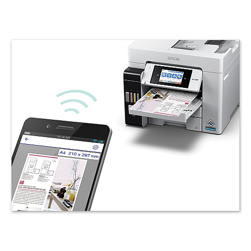 Epson WorkForce Pro ST-C5000 Supertank Color MFP, Copy/Fax/Print/Scan (C11CJ29203)