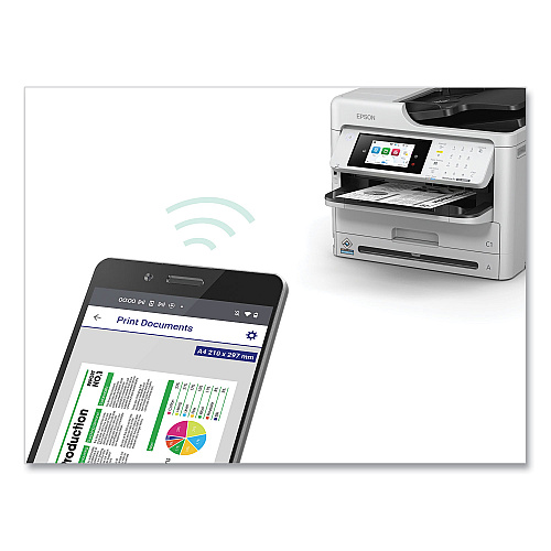 Epson WorkForce Pro WF-M5899 Monochrome MFP Printer, Copy/Fax/Print/Scan (C11CK76201)