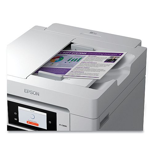 Epson WorkForce Pro ST-C5000 Supertank Color MFP, Copy/Fax/Print/Scan (C11CJ29203)