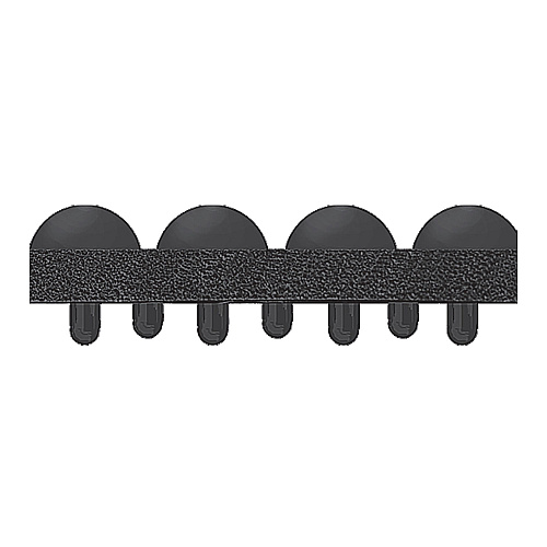 Crown Mats Yoga-Flex, 36 x 48, Black (YF0034BK)
