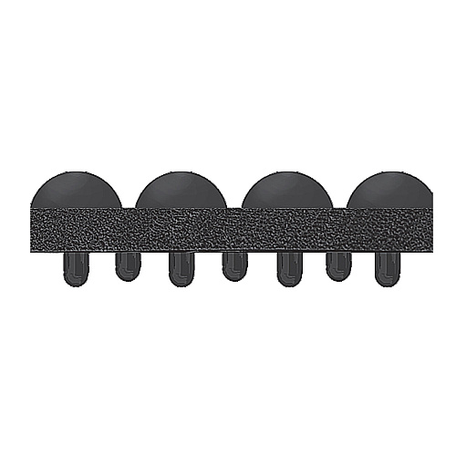 Crown Mats Yoga-Flex, 24 x 26, Black (YF0023BK)