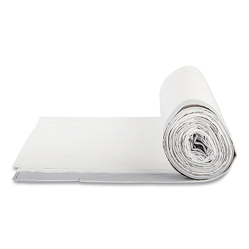 Inteplast Group Draw-Tuff Institutional Draw-Tape Can Liners, Drawstring, 55 gal, 1.9 mil, 42.5" x 35.5", Natural, 10 Bags/Roll, 5 Rolls/CT (DT55DRUM)