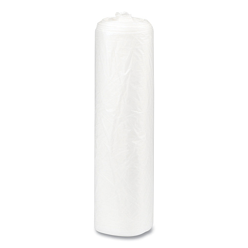Inteplast Group High-Density Commercial Can Liners, 16 gal, 6 mic, 24" x 33", Natural, Interleaved Roll, 50 Bags/Roll, 20 Rolls/Carton (S243306N)