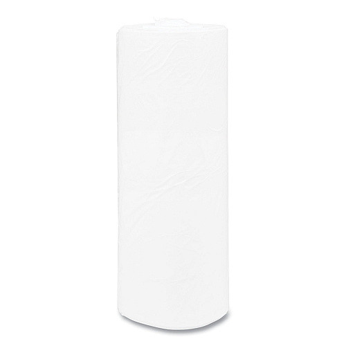 Inteplast Group High-Density Commercial Can Liners, 55 gal, 17 mic, 36" x 60", Clear, Interleaved Roll, 25 Bags/Roll, 8 Rolls/Carton (S366017N)