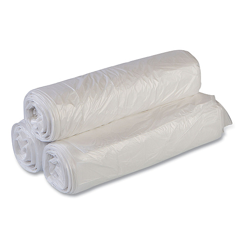 Inteplast Group High-Density Commercial Can Liner Value Pack, 16 gal, 7 mic, 24" x 31", Clear, Interleaved Roll, 50 Bags/Roll, 20 Rolls/CT (VALH2433N8)