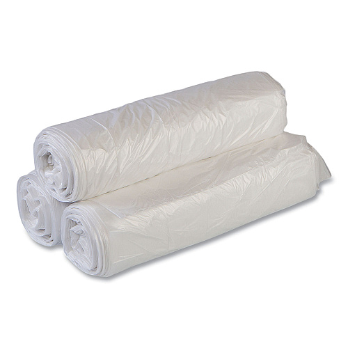 Inteplast Group High-Density Commercial Can Liner Value Pack, 33 gal, 10 mic, 33" x 39", Clear, Interleaved Roll, 25 Bags/Roll, 20 Rolls/CT (VALH3340N11)