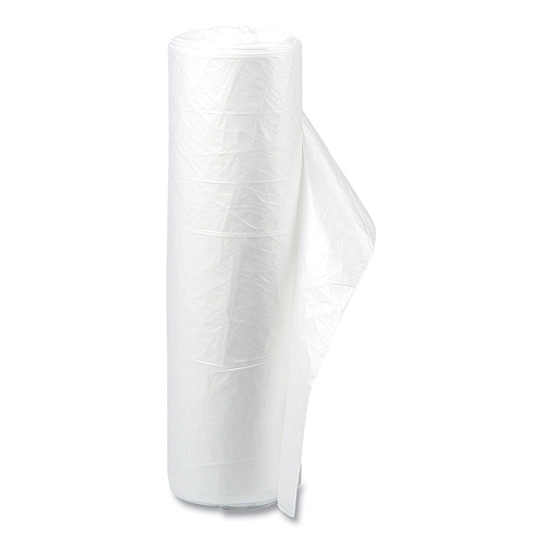 Inteplast Group High-Density Commercial Can Liner Value Pack, 60 gal, 12 mic, 38" x 58", Clear, Interleaved Roll, 25 Bags/Roll, 8 Rolls/CT (VALH3860N14)
