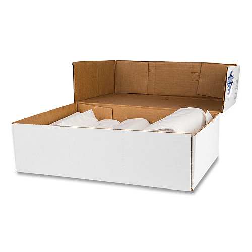 Inteplast Group High-Density Commercial Can Liner Value Pack, 60 gal, 14 mic, 38" x 58", Clear, Interleaved Roll, 25 Bags/Roll, 8 Rolls/CT (VALH3860N16)
