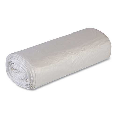 Inteplast Group High-Density Commercial Can Liner Value Pack, 60 gal, 14 mic, 43" x 46", Clear, Interleaved Roll, 25 Bags/Roll, 8 Rolls/CT (VALH4348N16)