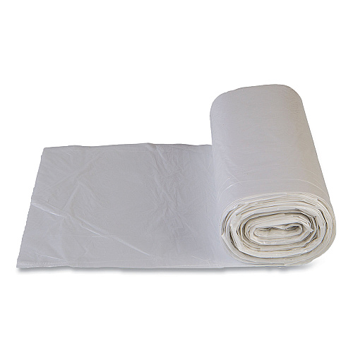 Inteplast Group High-Density Commercial Can Liner Value Pack, 60 gal, 14 mic, 43" x 46", Clear, Interleaved Roll, 25 Bags/Roll, 8 Rolls/CT (VALH4348N16)