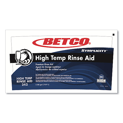 Betco Symplicity High Temp Rinse Aid, 5 gal Pail (2427800)