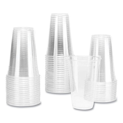 Karat PET Plastic Cups, 20 oz, Clear, 1,000/Carton (CKC20)