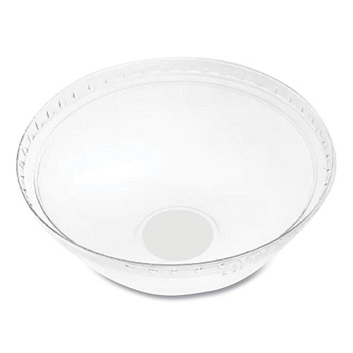 Karat PET Lids, Dome Lid, Fits 32 oz Cold Cups, Clear, 500/Carton (CKDL107)