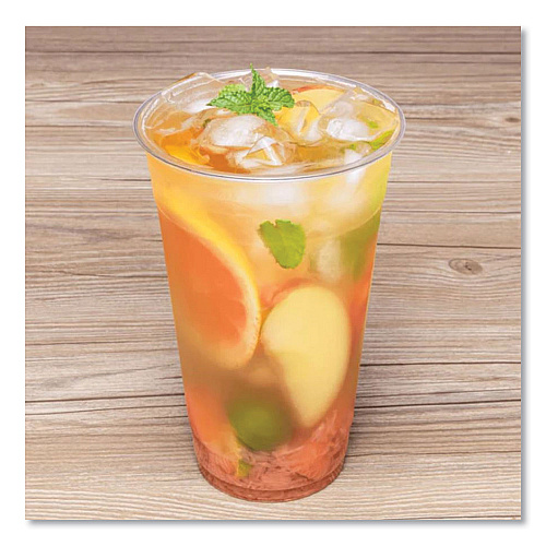 Karat PET Plastic Cups, 24 oz, Clear, 600/Carton (CKC24)