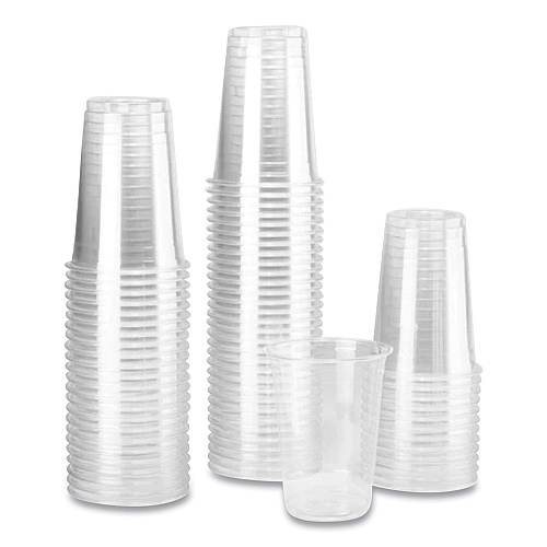Karat PET Plastic Cups, 10 oz, Clear, 1,000/Carton (CKC10)