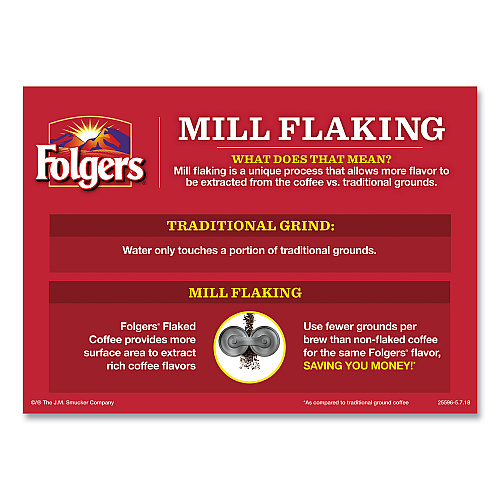Folgers Coffee Filter Packs, Classic Roast, .9 oz, 10 Filters/Pack, 4 Packs/Carton (06239)