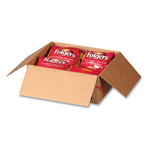 Folgers Coffee Filter Packs, Classic Roast, .9 oz, 10 Filters/Pack, 4 Packs/Carton (06239)