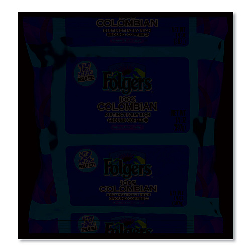 Folgers Coffee Filter Packs, 100% Colombian, 1.4 oz Pack, 40/Carton (10107)