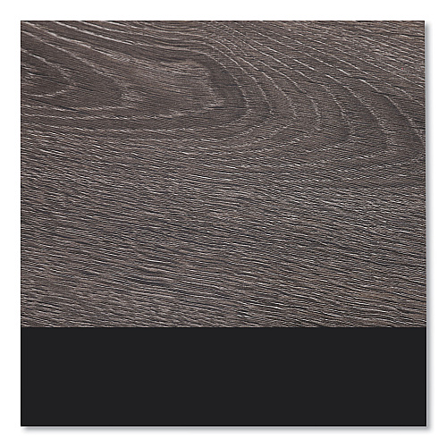 Workspace by Alera L-Shaped Writing Desk, 59.05" x 59.05" x 29.53", Gray/Black (ALEWSL5959GB)