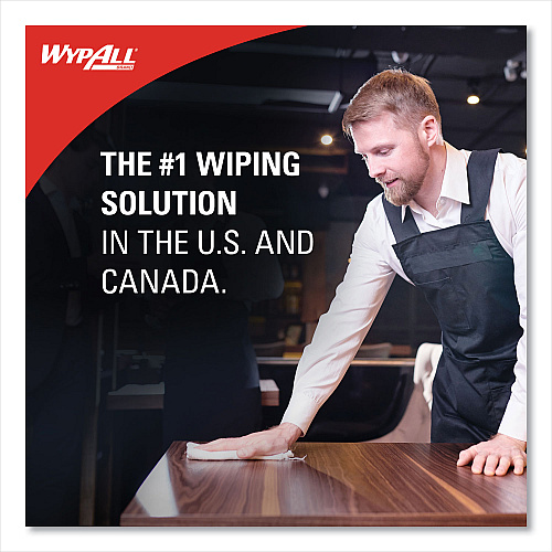 WypAll L30 Towels, 11 x 10.4, White, 70 Sheets/Roll (05843)