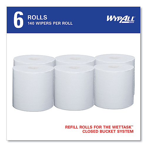 WypAll Critical Clean WetTask Wipers for Bleach, Disinfectants, and Sanitizers (06471)