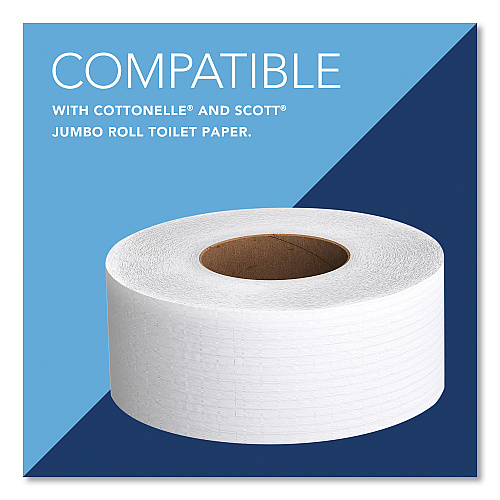 Kimberly-Clark Cored JRT Jumbo Combo Tissue Dispenser, 20.4 x 5.8 x 13.1, Smoke/Gray (09551)