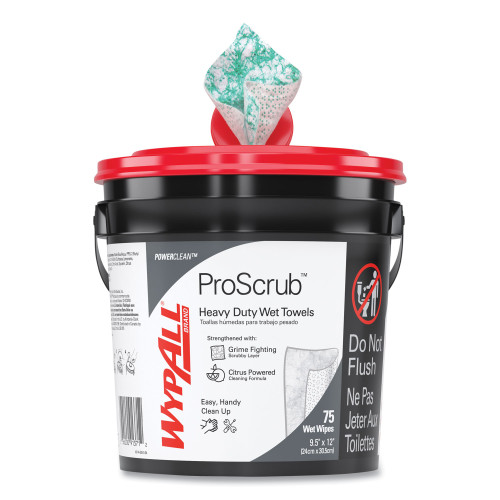 hide/ALIVEST perfect stage<1,000,000 cu… WypAll Power Clean ProScrub Pre-Saturated Wipes, 9.5 x 12