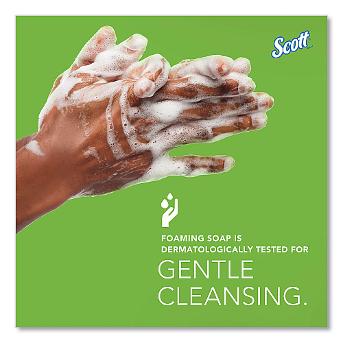 Scott Essential Green Certified Foam Skin Cleanser Refill, Unscented, 1,000 mL, 6/Carton (91565CT)
