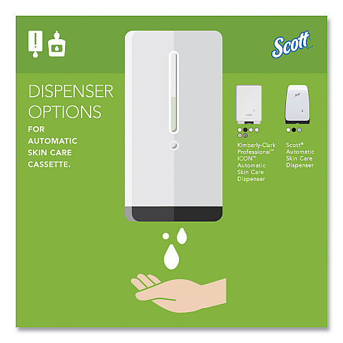 Scott Essential Green Certified Foam Skin Cleanser Refill, Unscented, 1,200 mL, 2/Carton (91591)